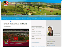 Tablet Screenshot of markt-lichtenau.de